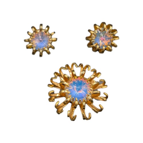 Set orecchini spilla - , blu
