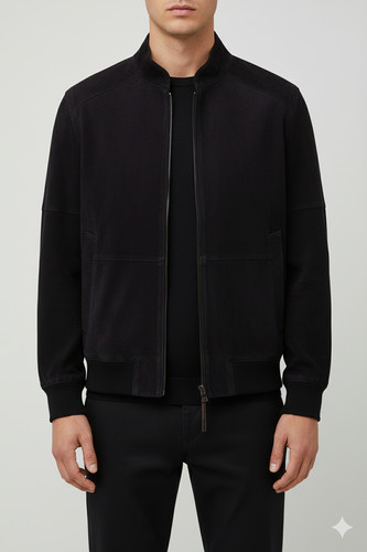 Giacca uomo moto pelle - , di