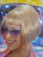 Parrucca Caschetto Biondo Anni