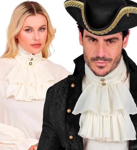 Jabot crema colletto a - jabot,