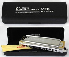 Hohner Super Chromonica 270 Deluxe Harmonica Cromatica Armonica WorldShip Rivenditore