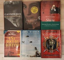 Lotto 6 libri usati, narrativa