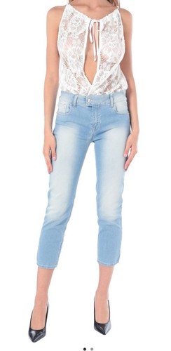 Jumpsuit met pizzo - met, denim