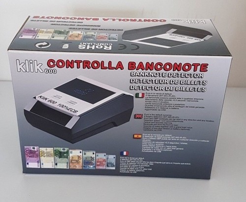 Klik 600 controlla banconote - klik,