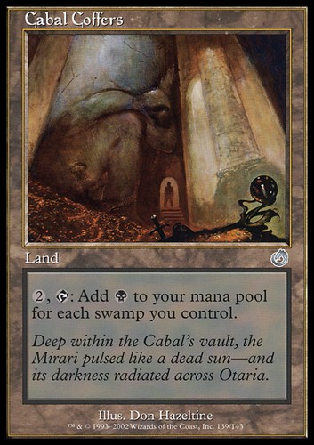 Mtg cabal coffers played - coffers,