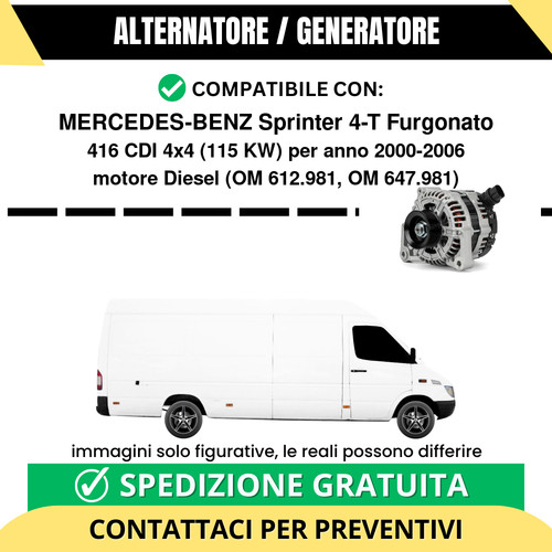 Alternatore mercedes benz - alternatore, mercedes-benz