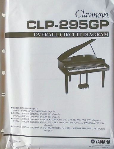 Yamaha clp 295gp clavinova - yamaha,