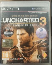 UNCHARTED 3 PS3 L'INGANNO DI DRAKE GAME OF THE YEAR GIOCO  PS3 PLAYSTATION 3 PS3