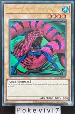 Carte YU-GI-OH! SERPENT ROUGE GEANT DE MER LCKC-FR097 UR NEUF
