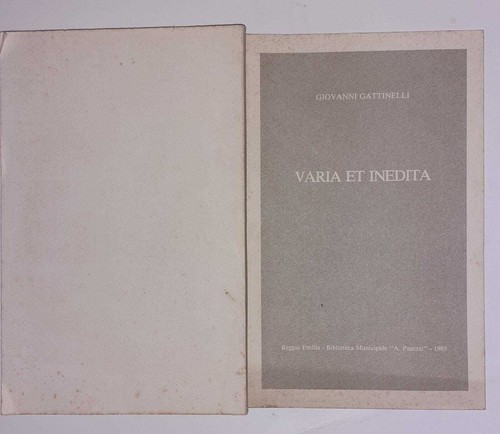 Varia inedita - varia,