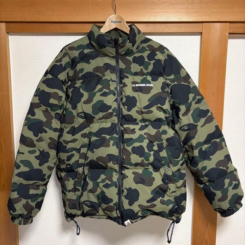 Bathing ape piumino mimetico - a,