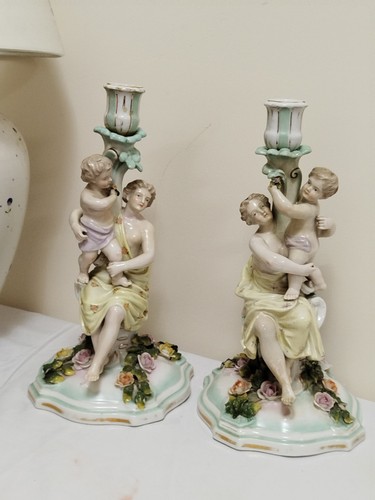 Antica coppia candelabri in - antica,