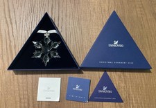 SWAROVSKI, CRISTALLO: CHRISTMAS ORNAMENT  2010 Fiocco Di Neve NUOVA