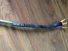 Tre cavi ovali per altoparlanti da 16 piedi di analisi più 12, connettore a vanga