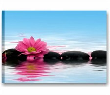 Fiore pietre nere 2 QUADRI