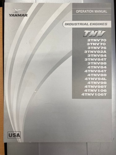 Yanmar manuale operativo - -,