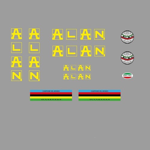 Decalcomanie telaio bicicletta