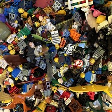 Lotto 30 Minifigure LEGO Originali – Personaggi Misti + Accessori