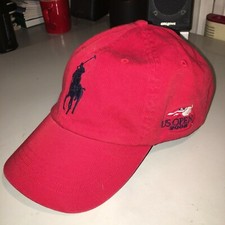 POLO RALPH LAUREN US OPEN 2008 cappello uomo colore rosso taglia unica nuovo new