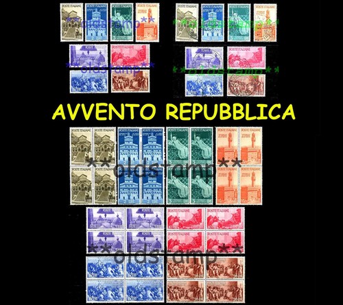 Italia 1946 annata avvento - italia,