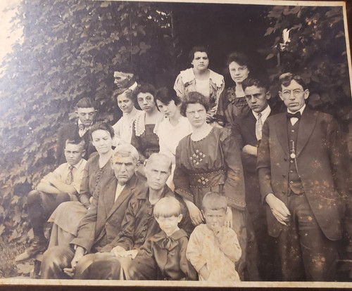 Foto antica genitori jefferson - antica,