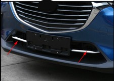 Guarnizione protezione strisce griglia bassa anteriore cromata ABS per Mazda CX-3 DK 2016-2023