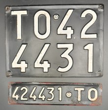 TARGHE AUTO TORINO TO