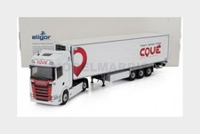 ELIGOR 118453 SCANIA - S500 TRUCK SEMI-FRIGO COUE TRANSPORTS 2021 - WHITE RED - 