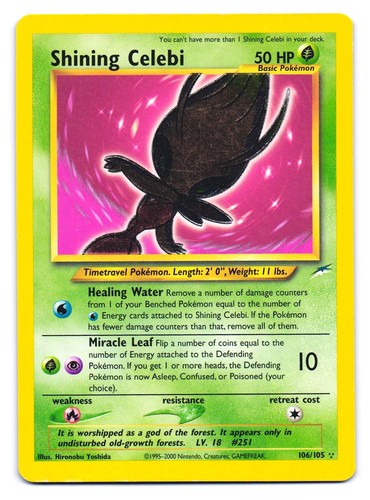 Shining celebi 106 105 raro - shining,