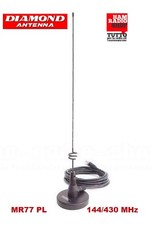 DIAMOND MR-77 Antenna veicolare magnetica bibanda144-430 MHz connettore PL