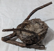 NIDO UCCELLI LEGNO PAGLIA 10x8 cm