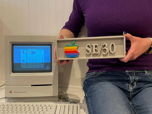 Apple macintosh cartello - se/30,