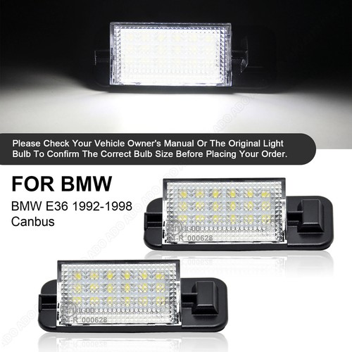 2pz luci targa led per - 2pz, e36