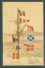 MARINA - Bandiere nautiche marittime internazionali ZGR-OMR - Augurio  -mar82