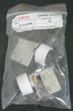 Dalmec 20.20.0088 Pulsante Nero Set di 2