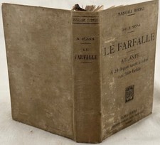 LE FARFALLE ATLANTE DI 24 TAVOLE ANGELO SENNA ENTOMOLOGIA BUTTERFLIES HOEPLI 912