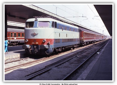 Classe 444 ferrovia - fs, treno