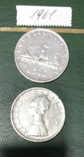 moneta 500 lire argento del 1961, caravelle bellissima