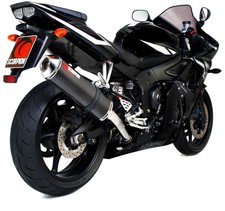 Yamaha YZF-R6 03-05 Scorpion Silenziatore di Scarico Ovale Carbonio Slip-on EYA68CEO