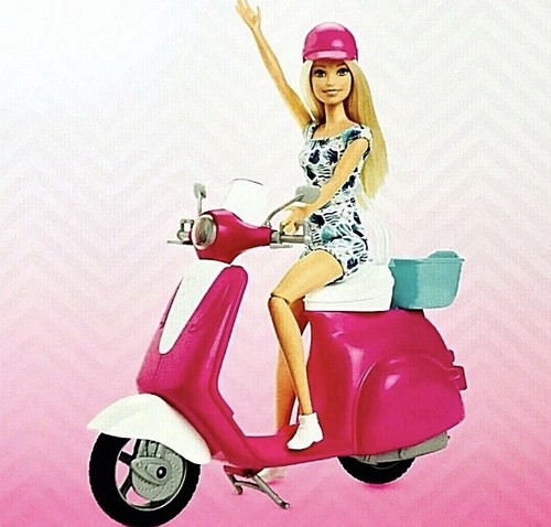 Barbie bambola scooter - barbie,