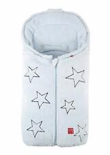 Sacco termico coperta per ovetto passeggino in pile azzurro