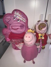 PEPPA PIG PELUCHE FATINA CUSCINO E SALTERINA BAMBOLA CHE SALTELLA PLUSH GIOCHI