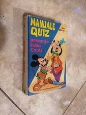 Libro Manuale quiz Febo conti walt disney Arnoldo Mondadori 1975 Mario gentilini