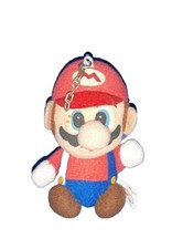 SUPER MARIO WORLD PELUCHE 10Cm Fire Plush Pupazzo 1996 Banpresto Giocattolo Toy