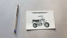 Mondial 50 Minimondial depliant cartolina italiano originale genuine brochure