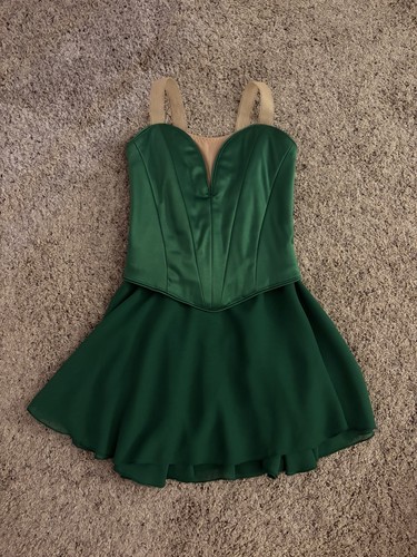 Costume corpetto verde con
