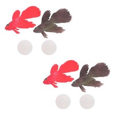  Acquario con pesci finti da 4 pezzi: pesci nuotatori Betta per piscina -