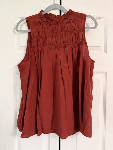 Camicia smock senza maniche