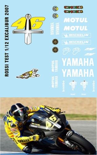 Decals per yamaha rossi - ,