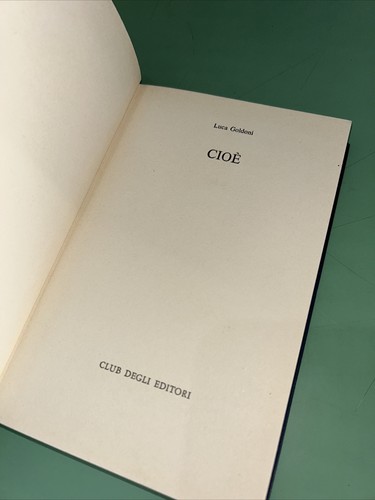 Cioe luca goldoni - -,